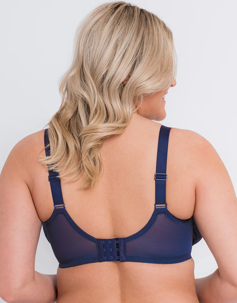 Curvy Kate WonderFull Vibe Full Cup Side Support Bra Navy - Image 5
