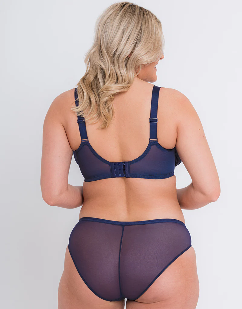 Curvy Kate WonderFull Vibe Full Cup Side Support Bra Navy - Image 6
