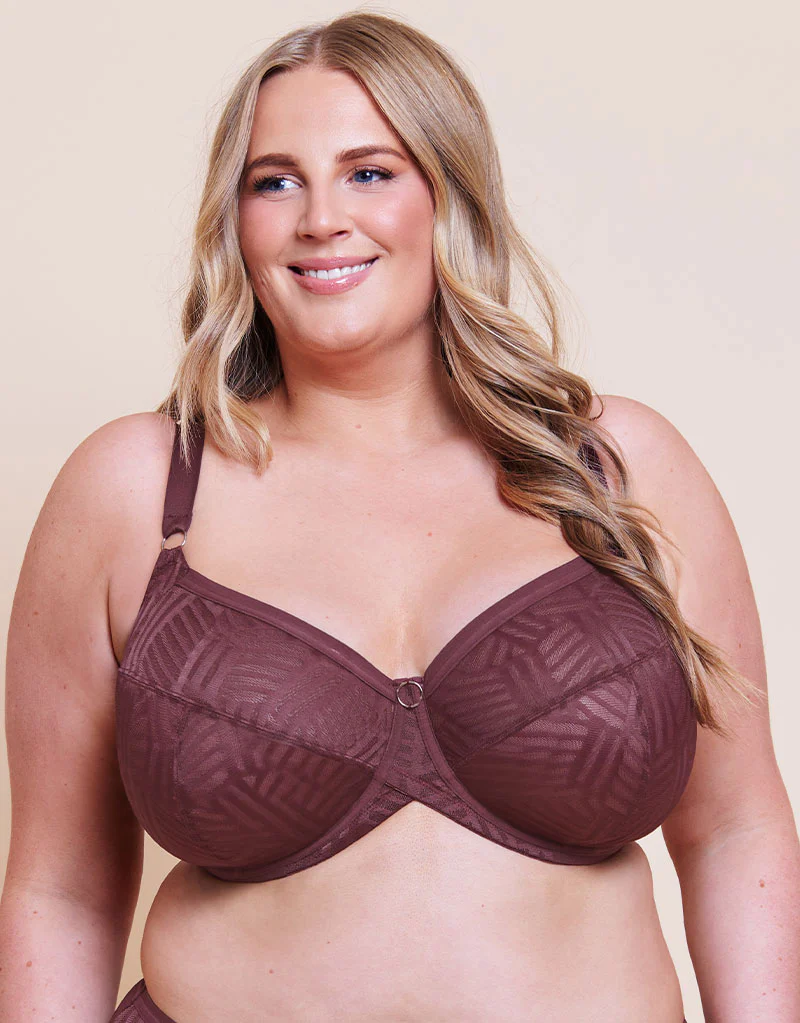 Curvy Kate WonderFull Vibe Full Cup Side Support Bra Auburn - Image 3