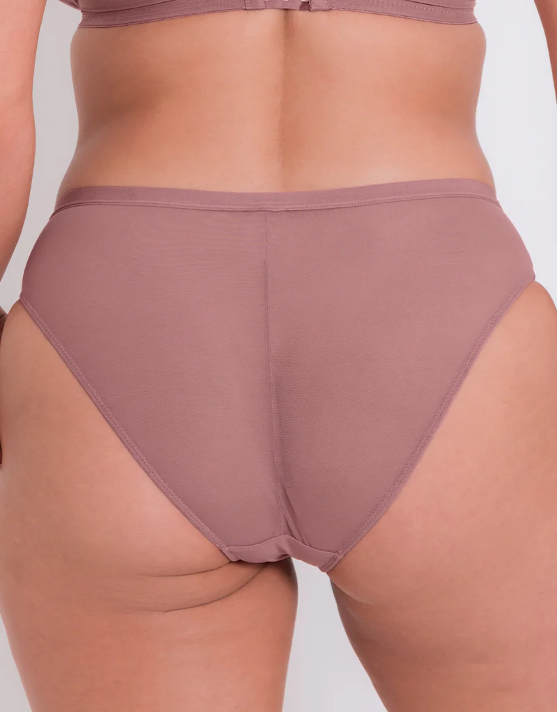 Curvy Kate WonderFull Vibe High Leg Brief Dusty Rose - Image 2