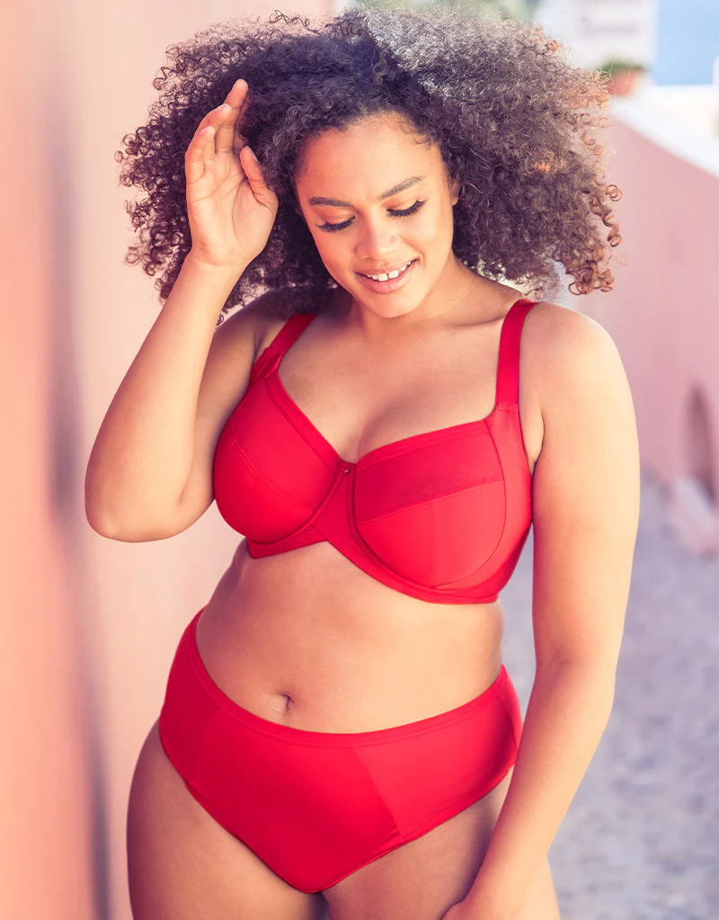 Curvy Kate WonderFully Full Cup Side Support Bra Strawberry Red - Image 9