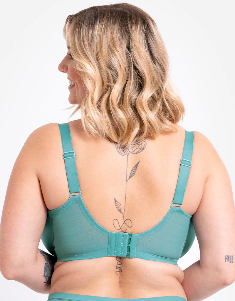 Curvy Kate WonderFully Full Cup Side Support Bra Mineral Blue - Image 6