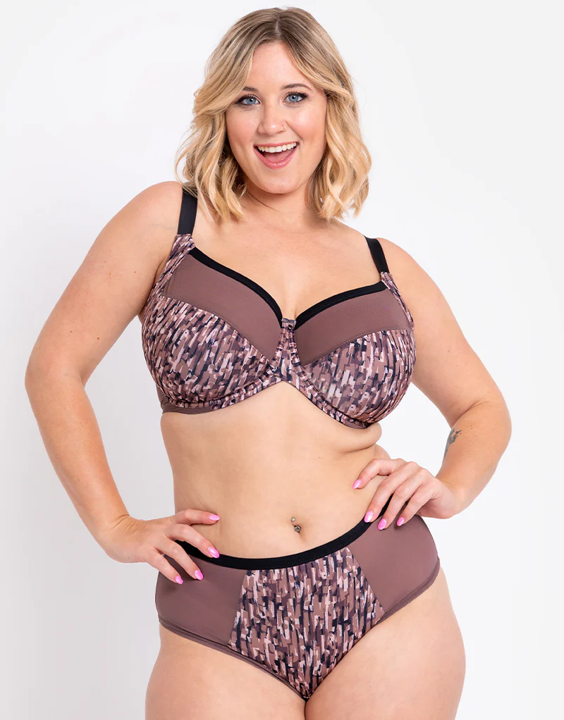 Curvy Kate WonderFully Short Cocoa Print - Image 3