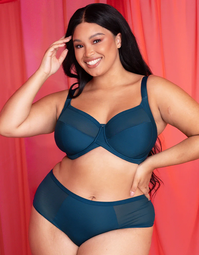 Curvy Kate WonderFully Short Deep Blue - Image 5