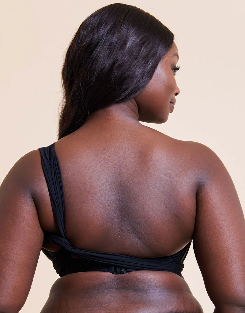 Curvy Kate Wrapsody Bandeau Strapless Multiway Bikini Black - Image 9