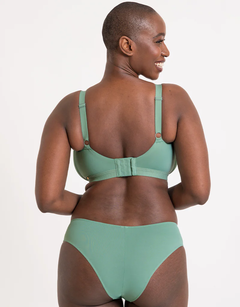 Curvy Kate Zen Non-Wired Bralette Sage Green - Image 7