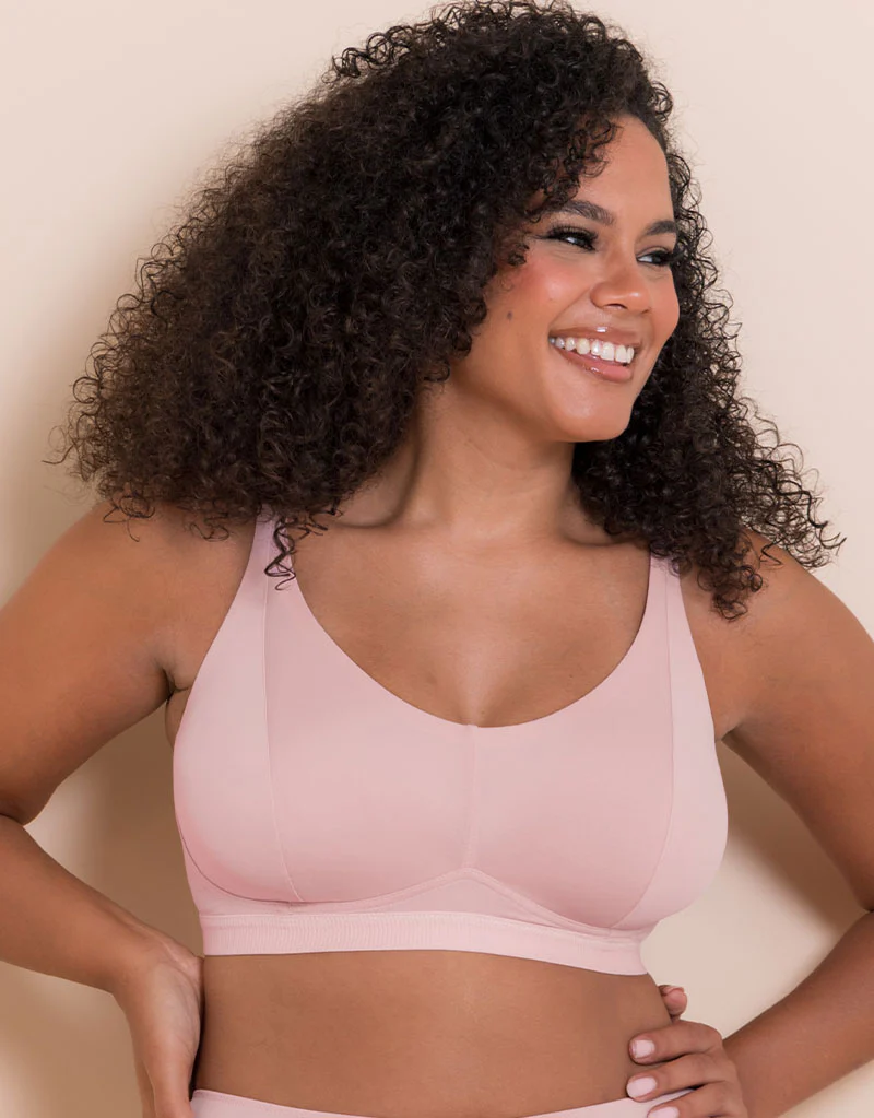Curvy Kate Zen Non-Wired Bralette Blush Pink - Image 4