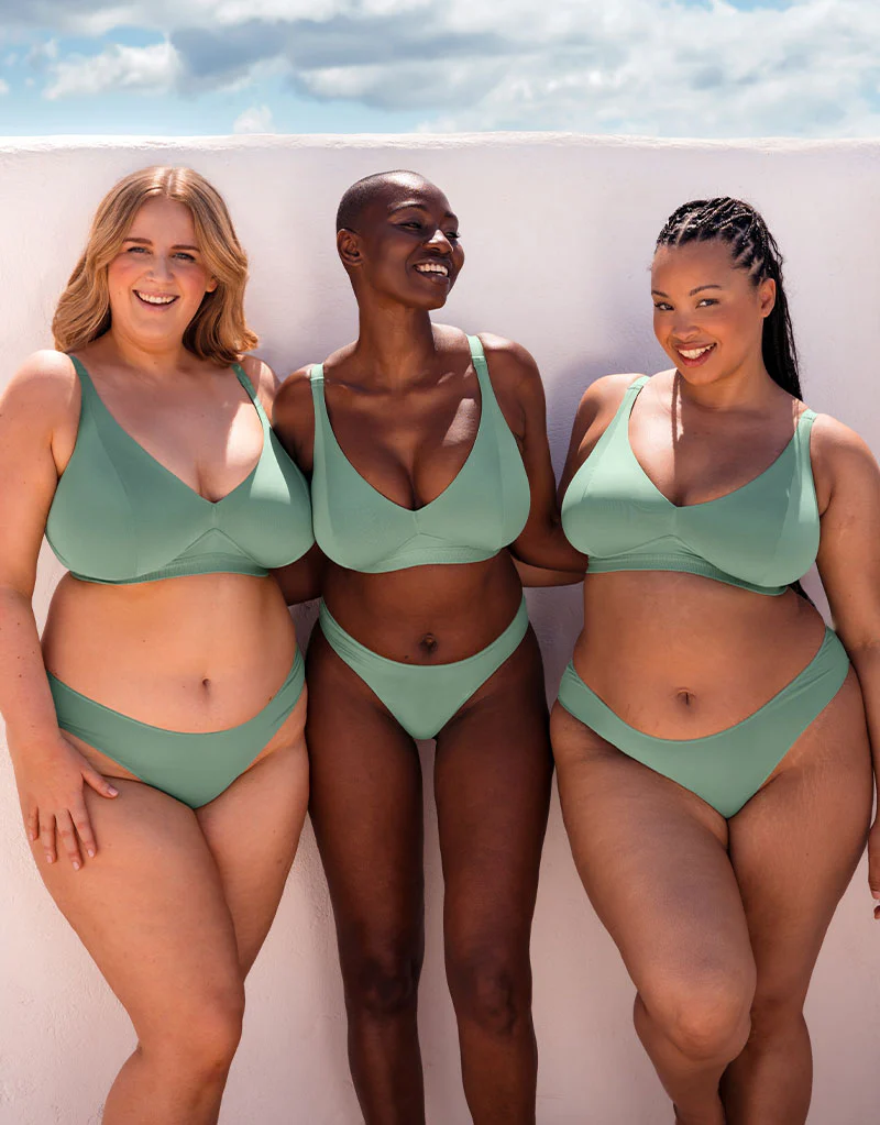 Curvy Kate Zen Non-Wired Bralette Sage Green - Image 9