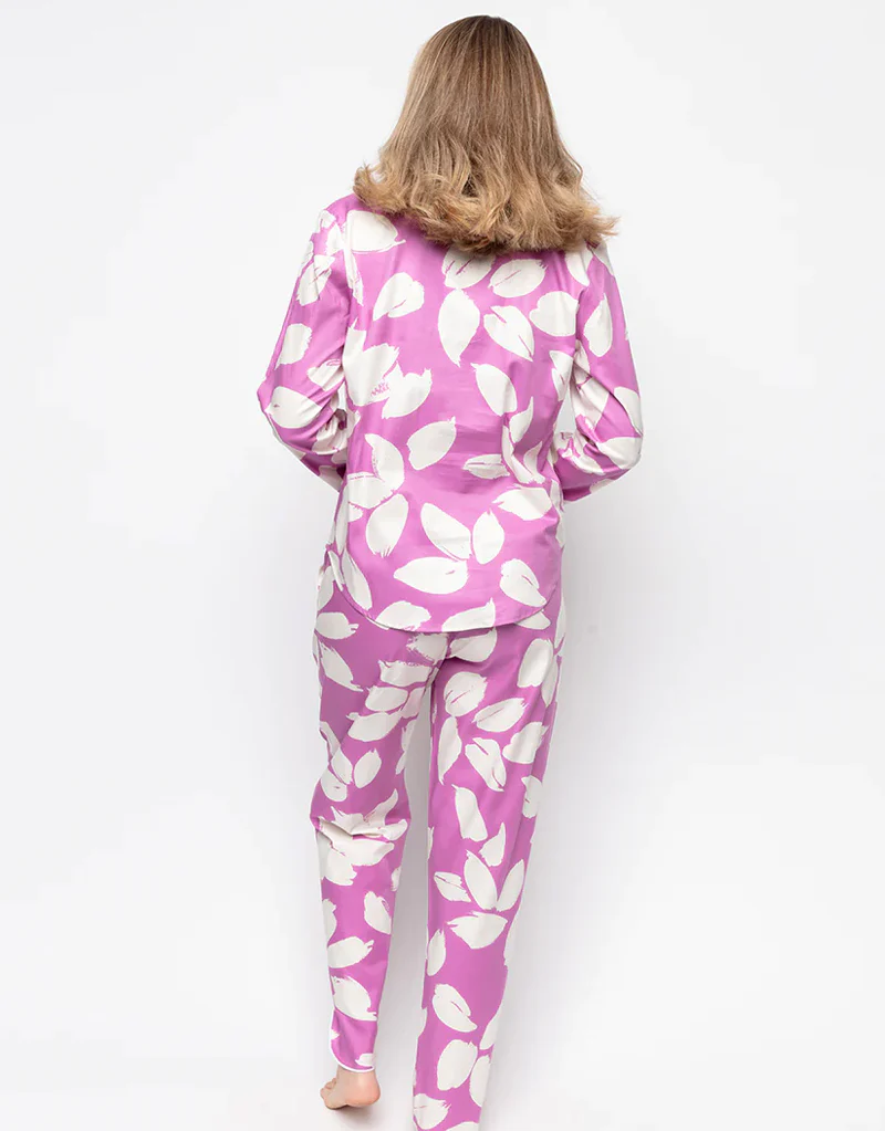 Cyberjammies Viola Pyjama Bottoms Pink Petal Print - Image 4