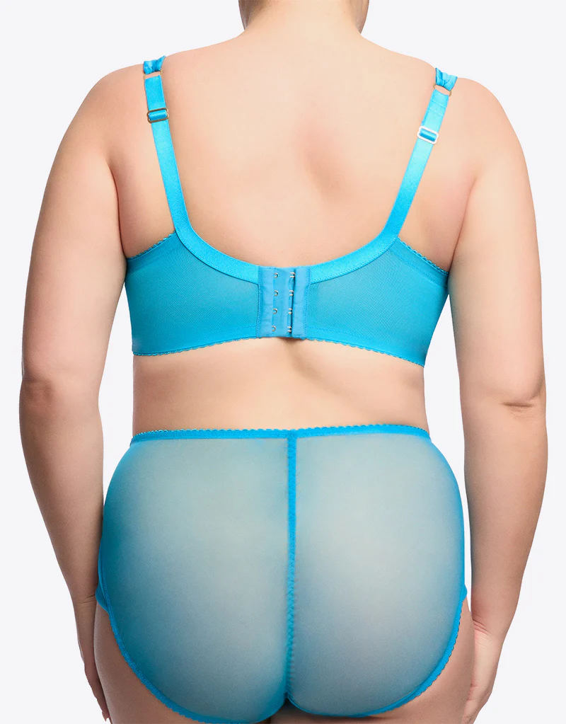 Dita Von Teese Julie's Roses Full Cup Bra Butterfly Blue - Image 6