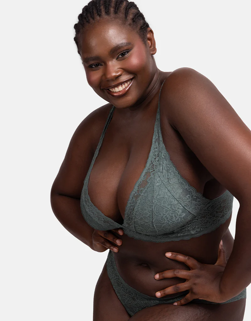 Dorina Lana Bralette 2 Pack Green/Ivory - Image 6
