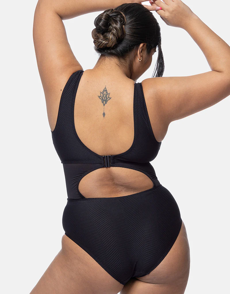 Dorina Saint Tropez Padded Control Swimsuit Black - Image 10