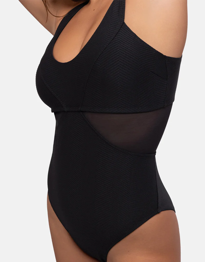 Dorina Saint Tropez Padded Control Swimsuit Black - Image 7