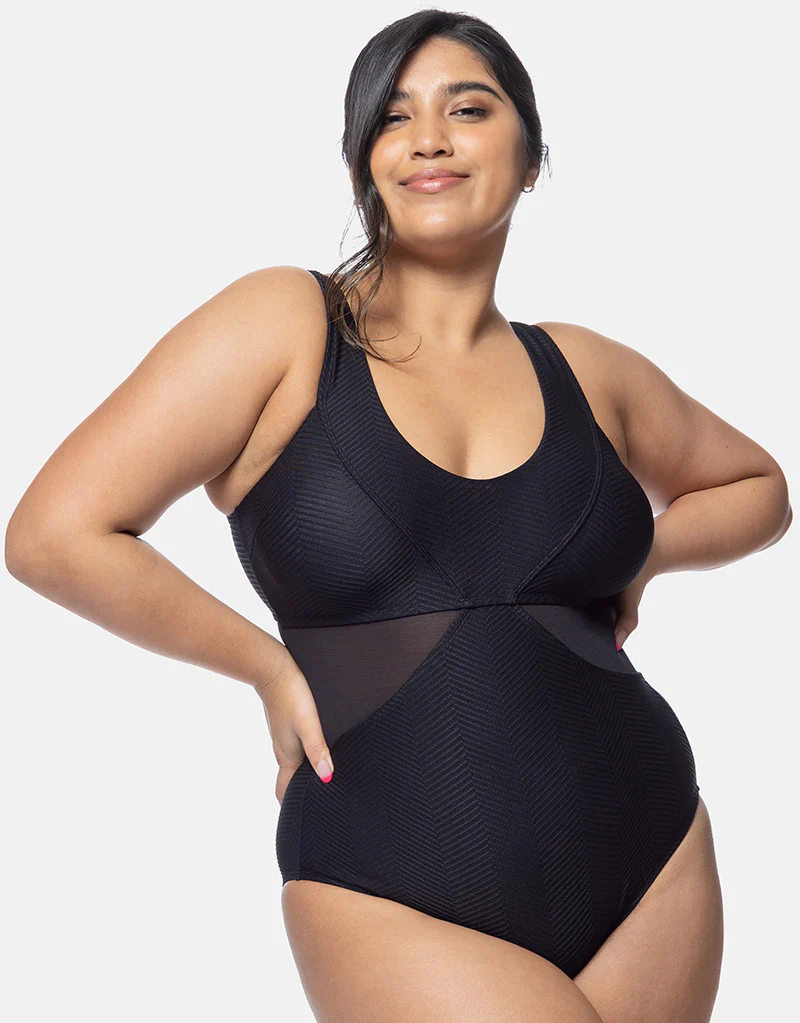 Dorina Saint Tropez Padded Control Swimsuit Black - Image 9