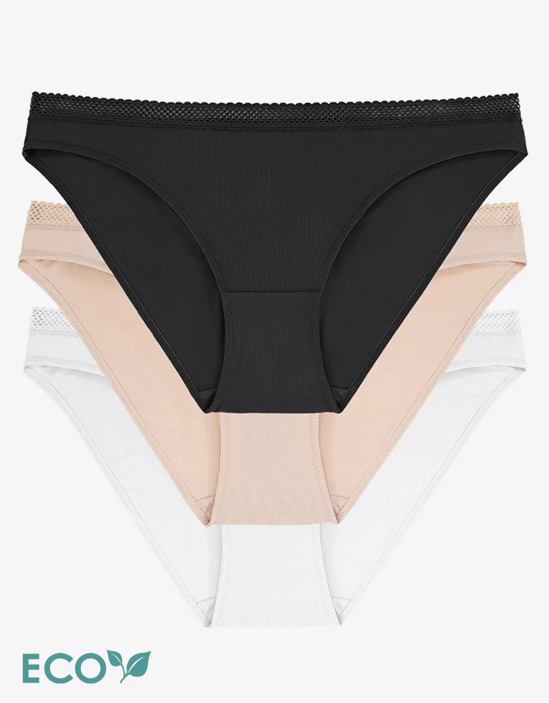 Dorina Zanna 3 Pack Classic Brief Black/Beige