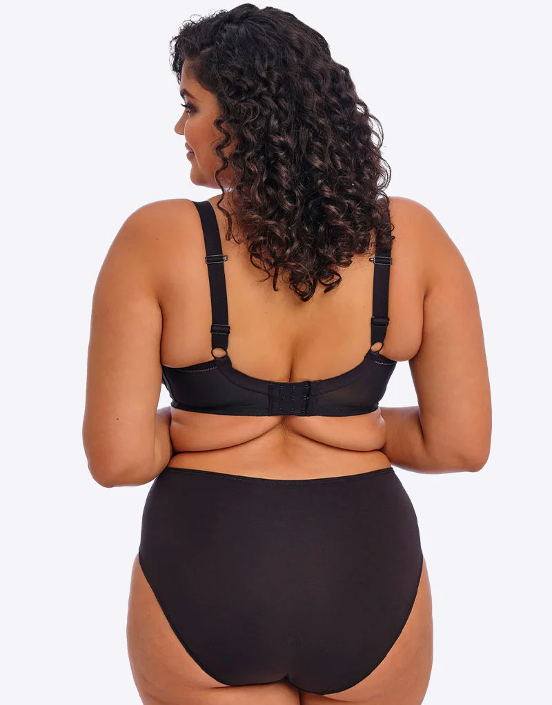 Elomi Bijou Moulded Plunge T-Shirt Bra Black - Image 6