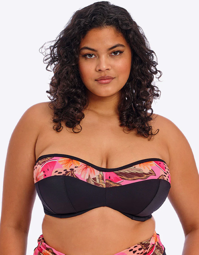 Elomi Cabana Nights Bandeau Multiway Bikini Top Multi - Image 3