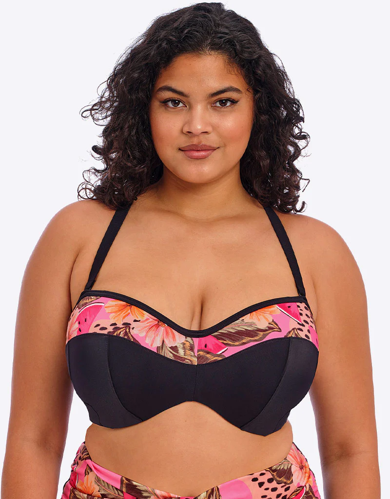Elomi Cabana Nights Bandeau Multiway Bikini Top Multi - Image 5