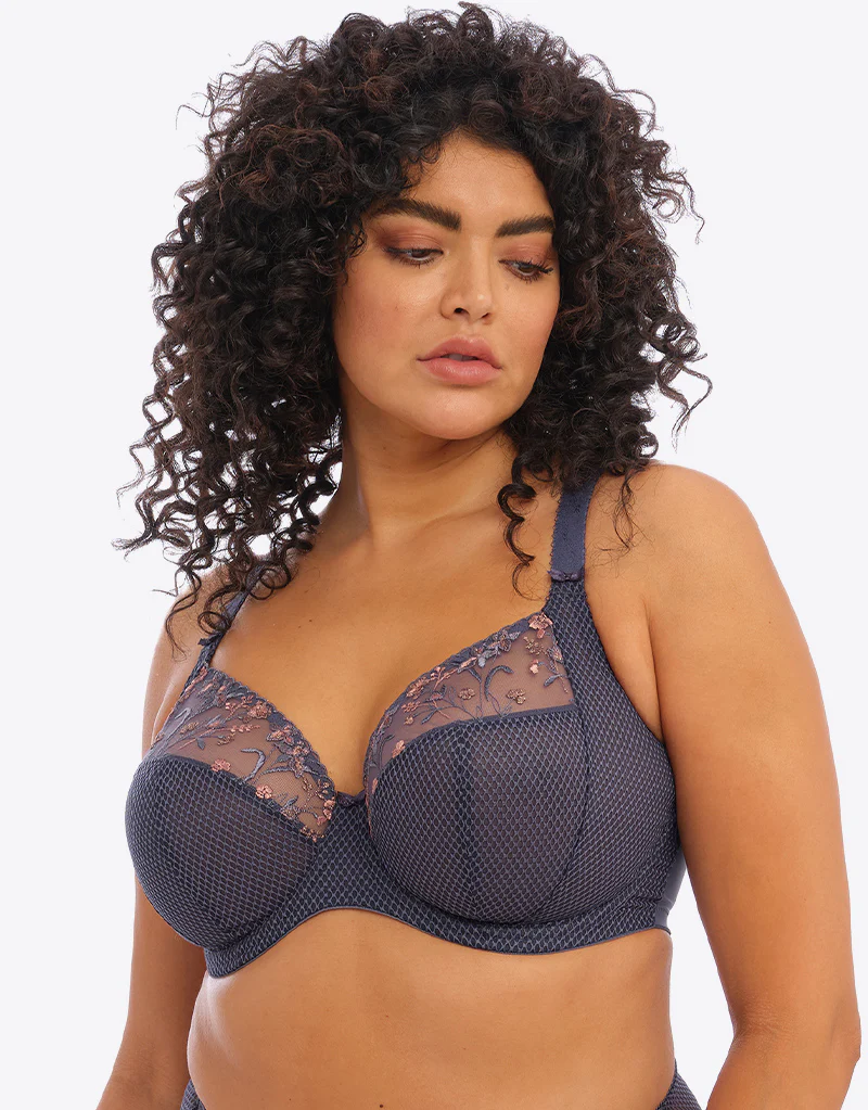 Elomi Charley Full Plunge Side Support Bra Storm - Image 3