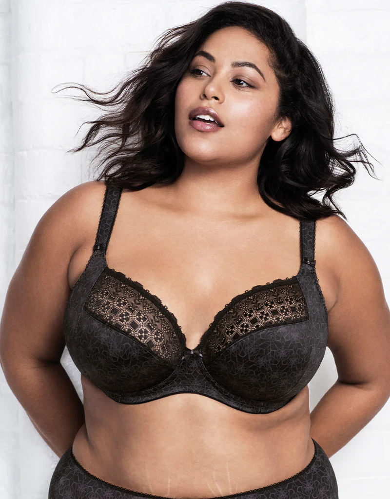 Elomi Kim Plunge Bra Black - Image 2