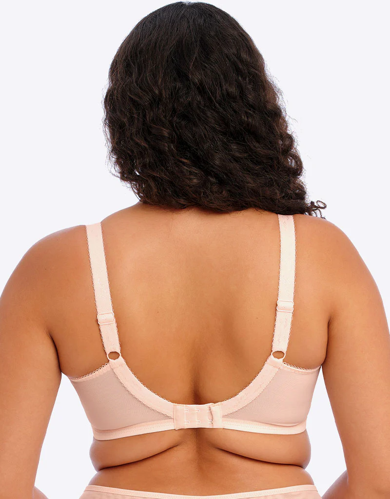 Elomi Namrah Bandless Plunge Bra Pale Blush Pink - Image 5