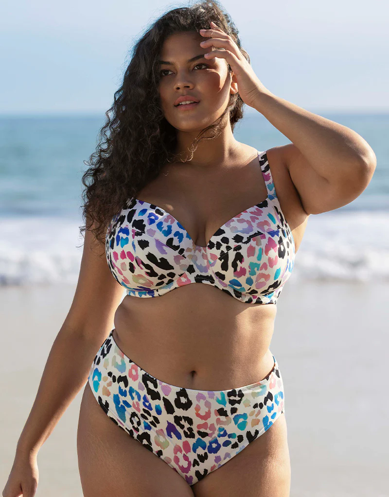 Elomi Party Bay Mid Rise Bikini Brief Multi - Image 6