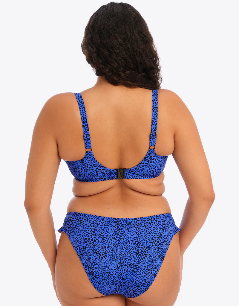 Elomi Pebble Cove High Leg Bikini Brief Blue - Image 5