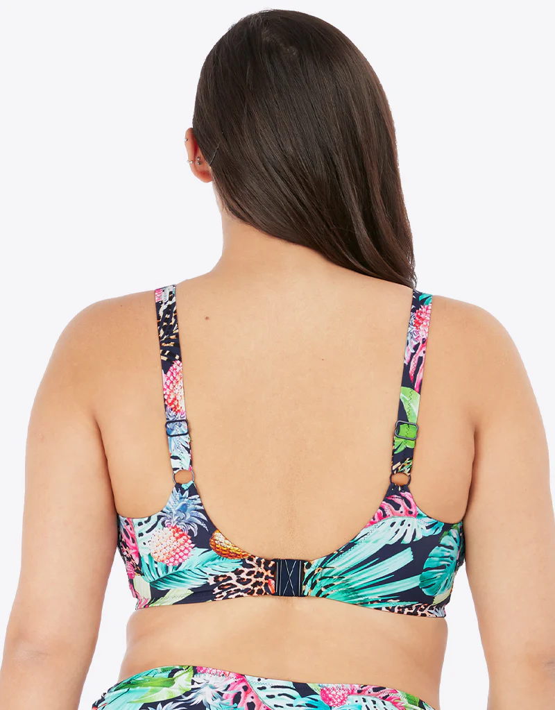 Elomi Pina Colada Plunge Bikini Top Midnight - Image 5
