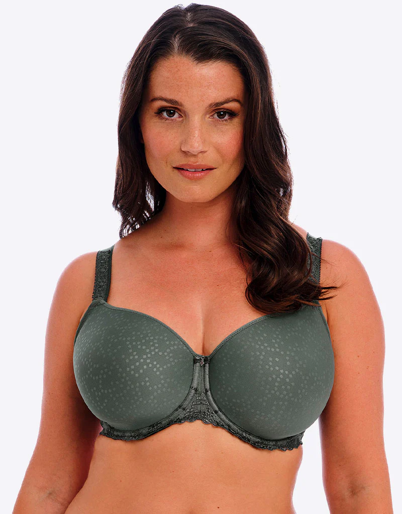 Fantasie Ana Full Cup Moulded Spacer Bra Olive Green - Image 2