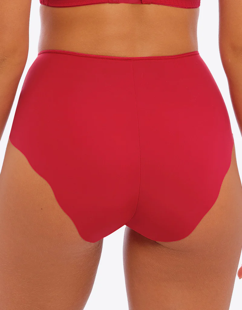 Fantasie Ana High Waist Brief Red - Image 3