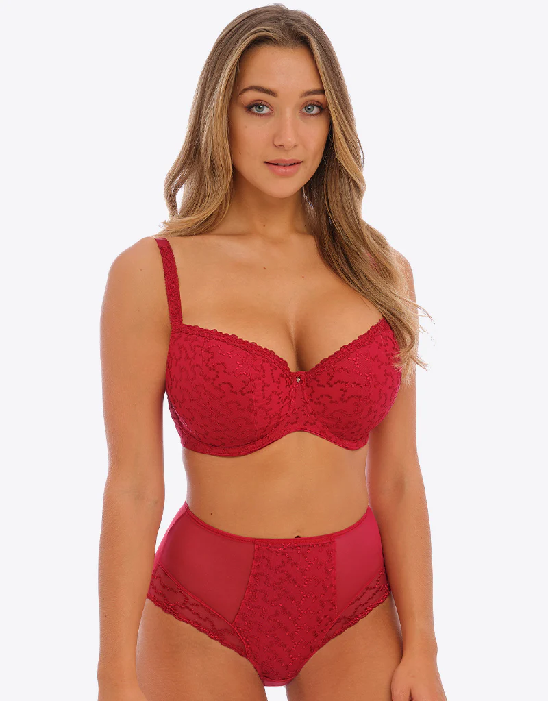 Fantasie Ana High Waist Brief Red - Image 4