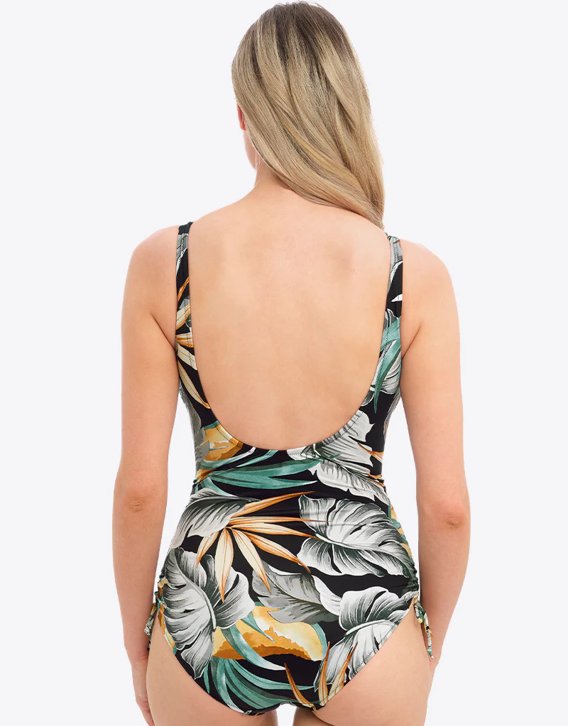 Fantasie Bamboo Grove V-Neck Swimsuit Multi - Image 6