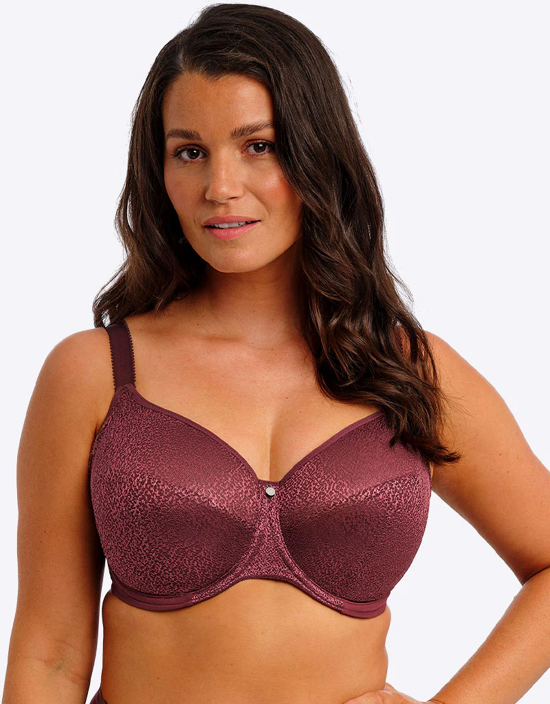 Fantasie Demure Full Cup Moulded Side Support Bra Fig Purple - Image 3