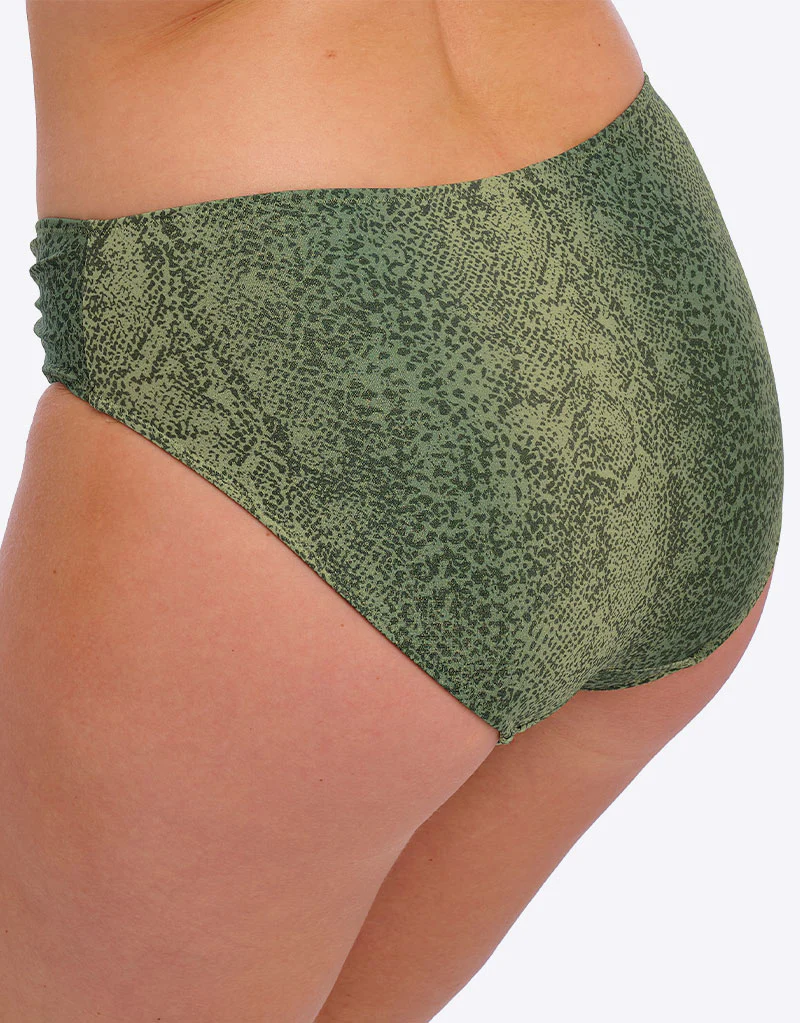 Fantasie Maya Bay Mid Rise Bikini Brief Peridot Green - Image 2