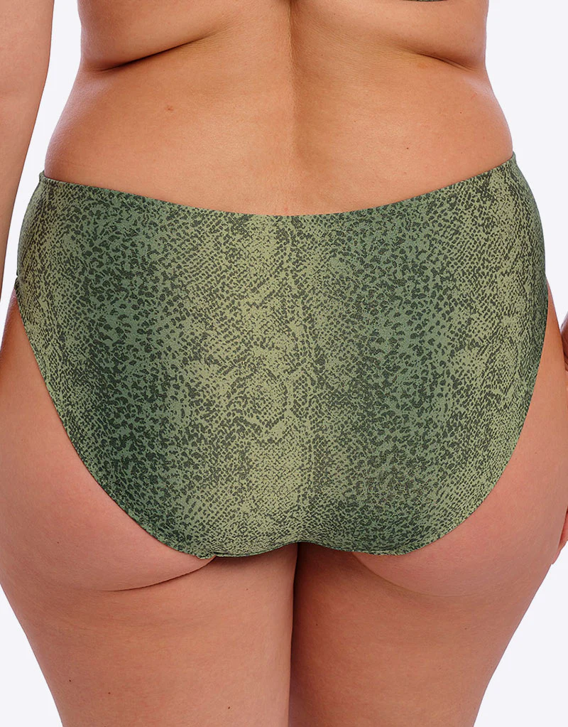 Fantasie Maya Bay Mid Rise Bikini Brief Peridot Green - Image 3