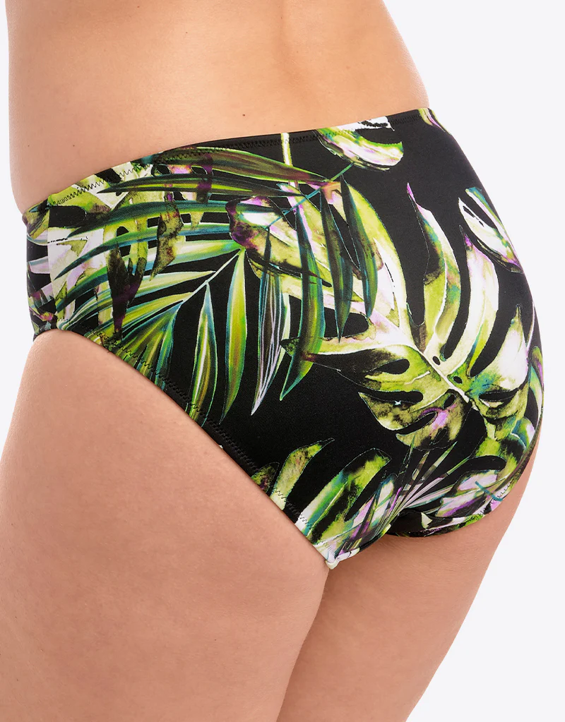 Fantasie Palm Valley Mid Rise Bikini Brief Black - Image 2