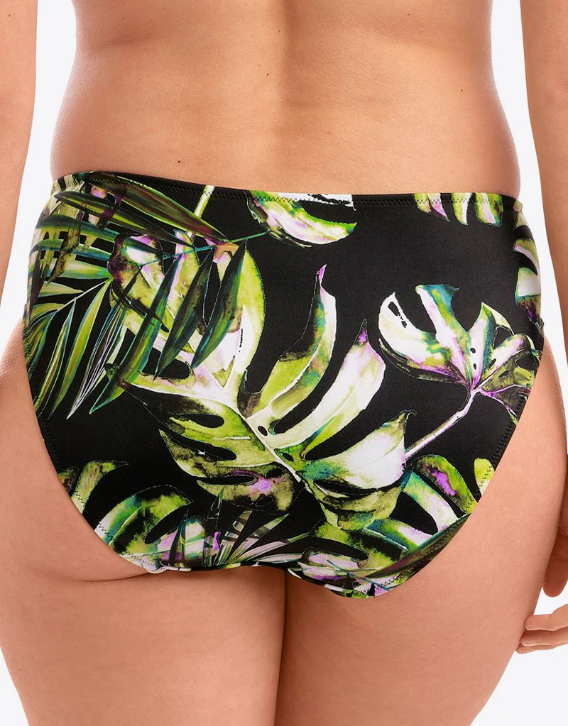 Fantasie Palm Valley Mid Rise Bikini Brief Black - Image 3