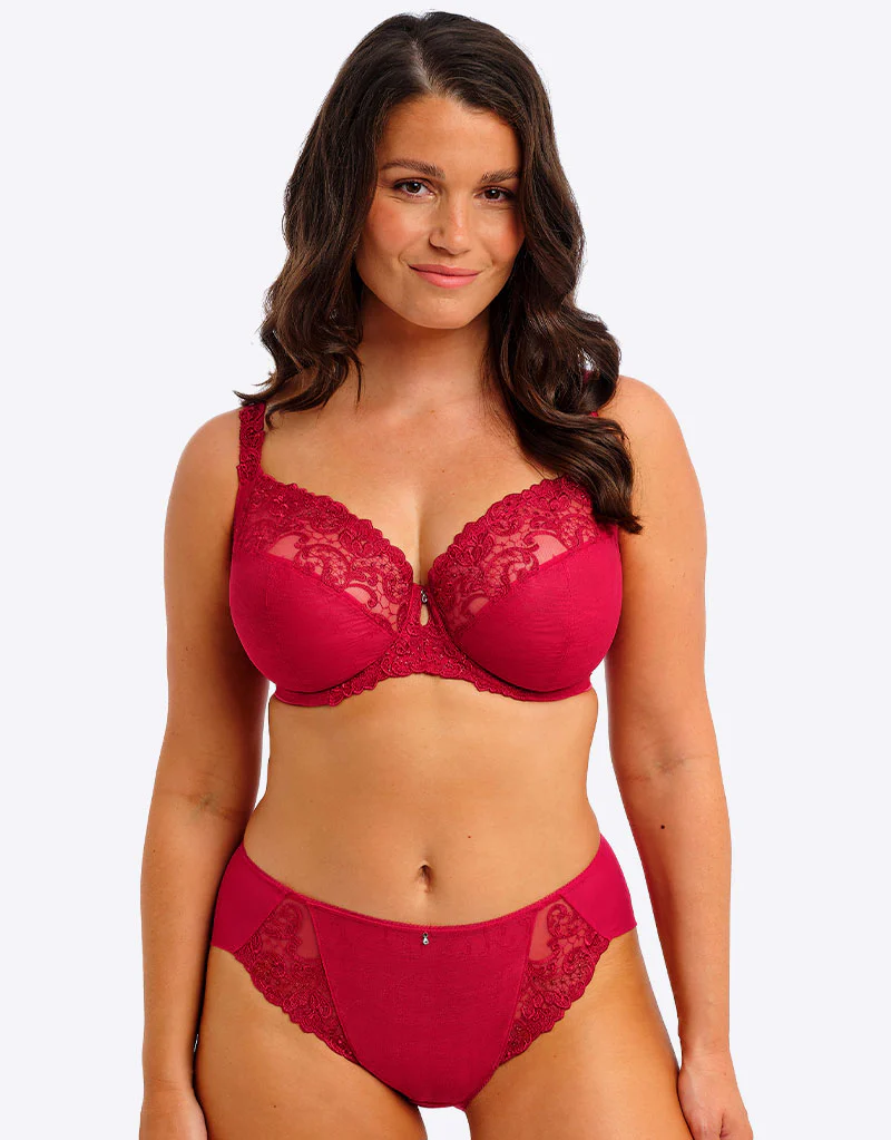 Fantasie Portia Full Cup Side Support Bra Red