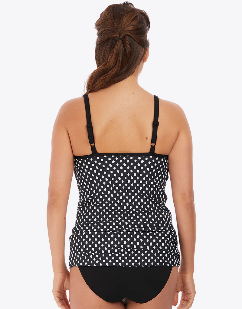 Fantasie Santa Monica Scoop Neck Tankini Black/White - Image 6