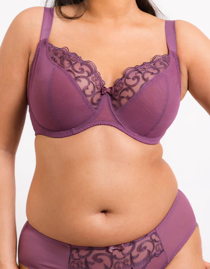 Flirtelle Alice Balcony Bra Mauve/Plum - Image 7
