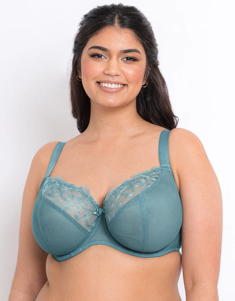 Flirtelle Alice Balcony Bra Mineral Blue - Image 4