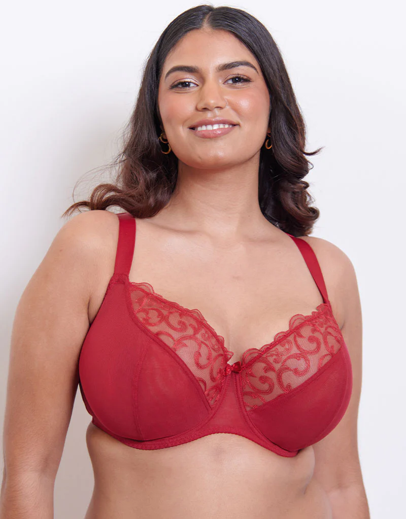 Flirtelle Alice Balcony Bra Poppy Red - Image 3