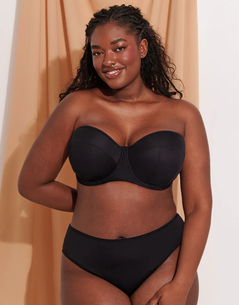 Flirtelle Celia Strapless Bra Black - Image 2