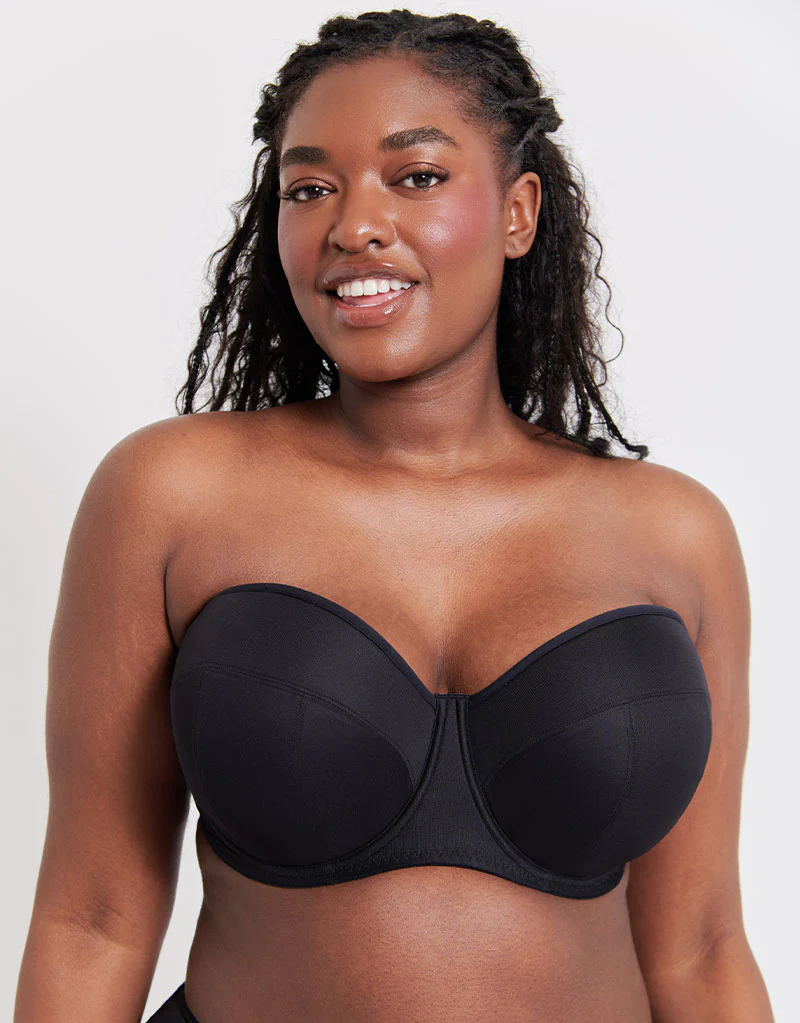 Flirtelle Celia Strapless Bra Black - Image 3