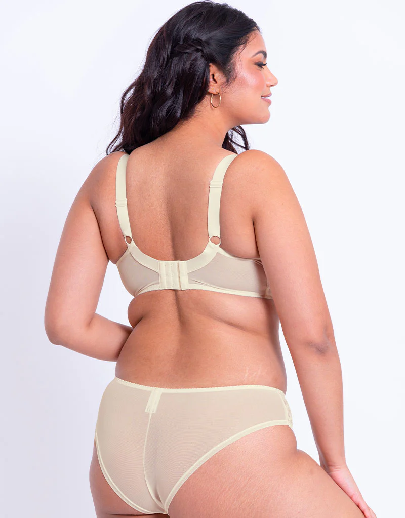 Flirtelle Chloe Plunge Bra Ivory - Image 6
