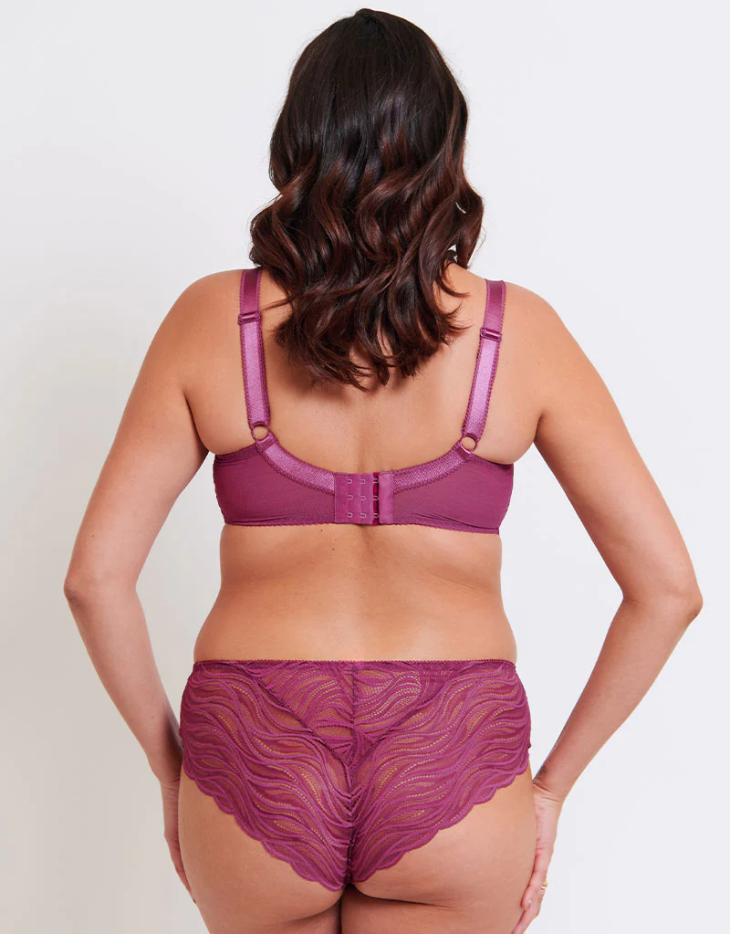 Flirtelle Elise Balcony Bra Berry Purple - Image 6