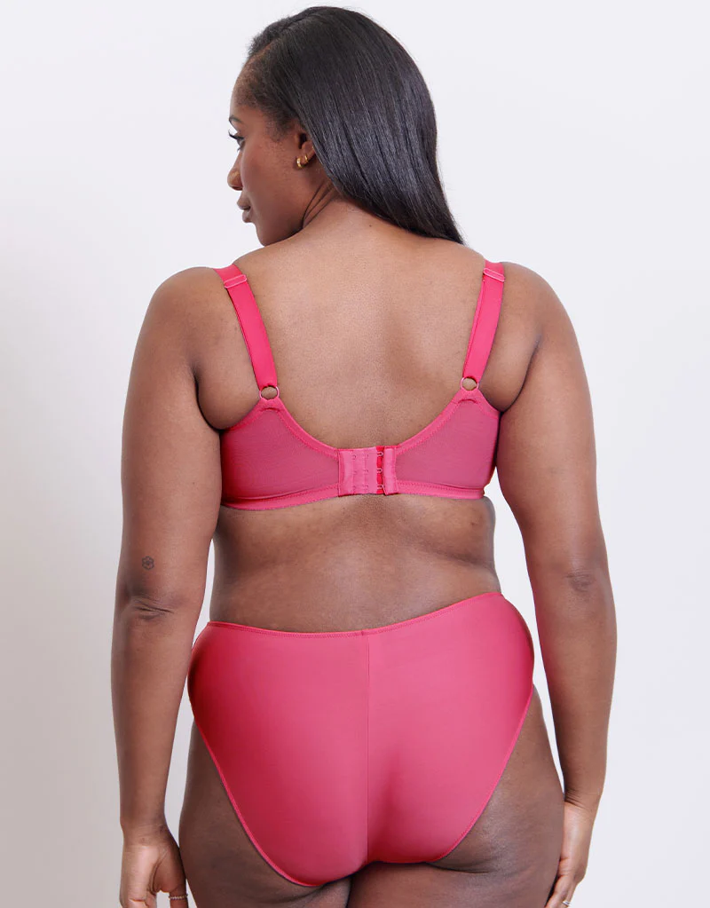 Flirtelle Emilie Full Cup Side Support Bra Hot Pink - Image 6