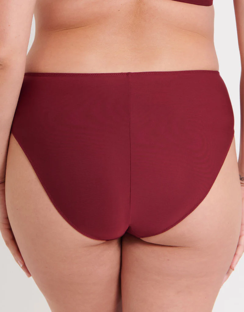 Flirtelle Emilie Deco Classic Brief Oxblood - Image 2