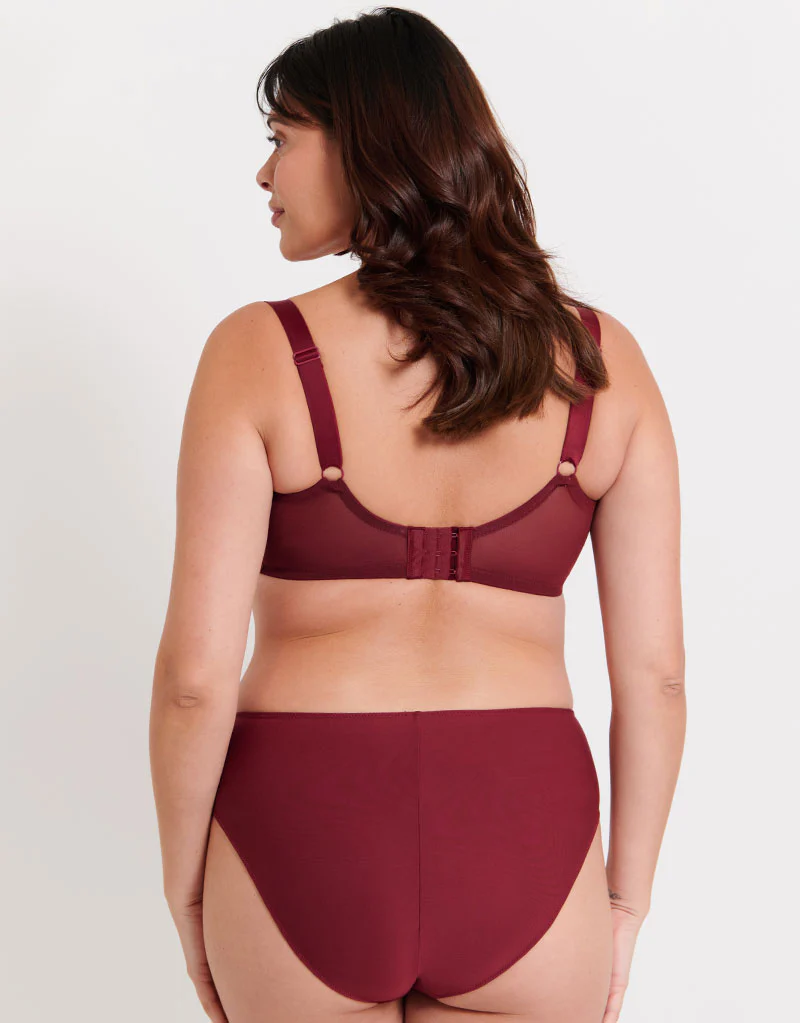 Flirtelle Emilie Deco Classic Brief Oxblood - Image 4