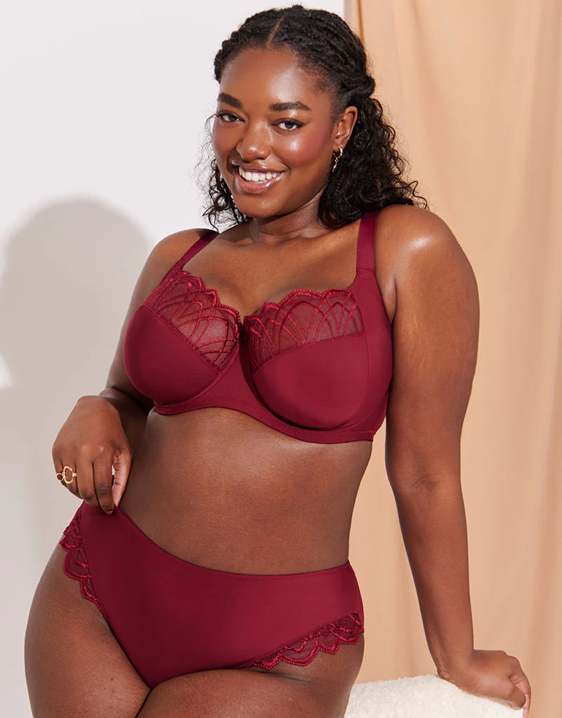 Flirtelle Emilie Deco Classic Brief Oxblood - Image 5